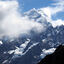 Aotearoa New Zealand 2024 - Aoraki/Mount Cook summit finally appeared through the clouds.