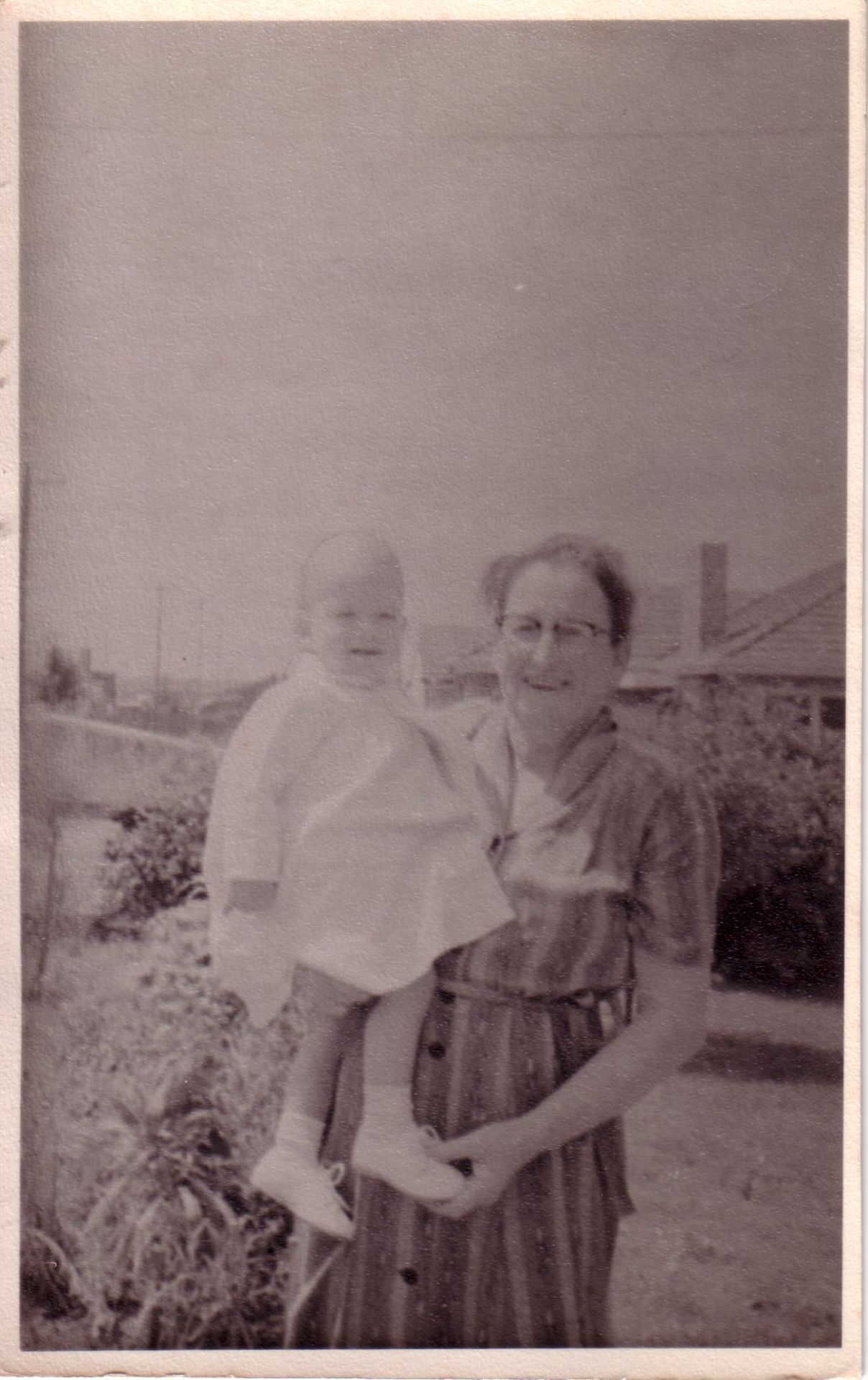 Florence Ellis (nee Bessell) and my cousin John Ellis.  1960