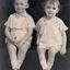 The twins, Barry and Jill Ellis. Photo was captured around 1937, the studio is Vincent Kelly, Bendigo.