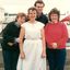 Tamara,  Mum , myself and Cindy at Tullamarine Airport in Melbourne, November 1987.