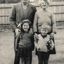 Grandpa (Norman McLean Campbell) and Nana (Evelina Griffin) with Cindy and 