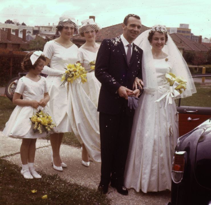 My parents' wedding day, September 1960.